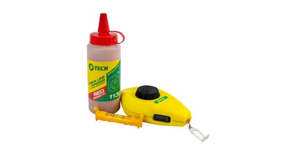 Chalk Line 3pc Set 30m Reel/line Level Incl Powder product image