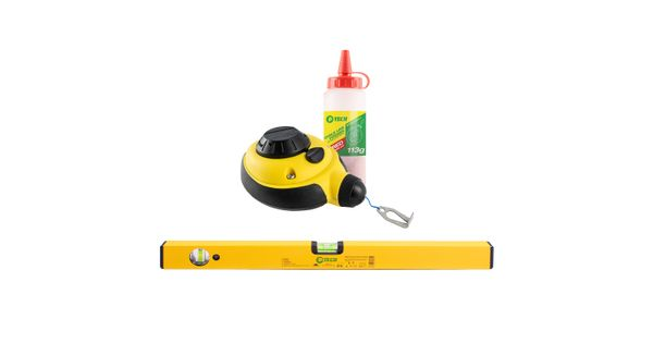 Spirit Level 600mm & 30m Chalk Line H/duty Dtsl0060b/dtcl030 product image
