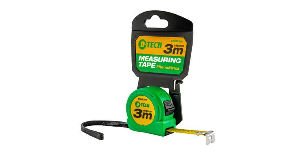 D-Tech Measuring Tape 3m x 16mm with Belt Clip product image