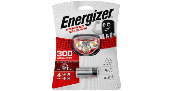 Headlight 300lumens Vision Hd Red Energizer product image
