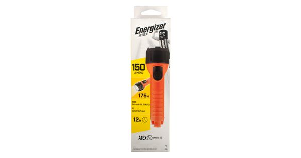 Atex 2aa Flashlight 150lumens Intrinsically Safe Energizer Torch product image