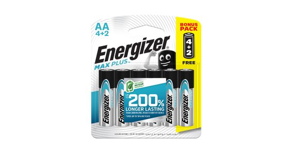 Maxplus Aa Battery- 6pack 4+2 Free (moq12) Energizer product image