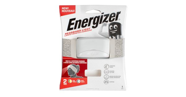 Headband Headlight Low Beam 30lumens Energizer product image