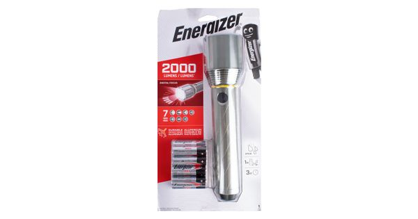 Vision Hd Metal 9aa 2000lumens Flashlight Energizer Torch product image