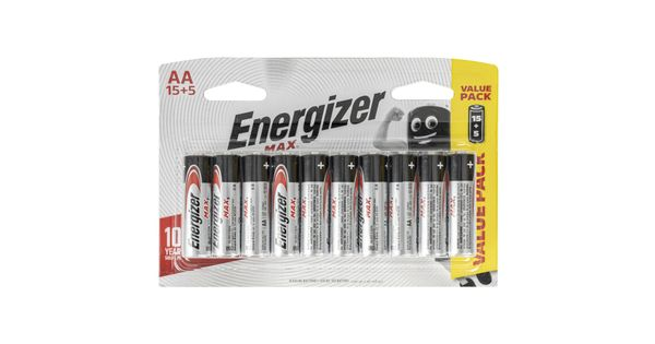 Max Aa Battery-15+5 Free Pack (moq10) Energizer product image