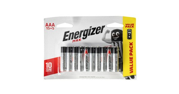 Max Aaa Battery-15+5 Free Pack (moq12) Energizer product image