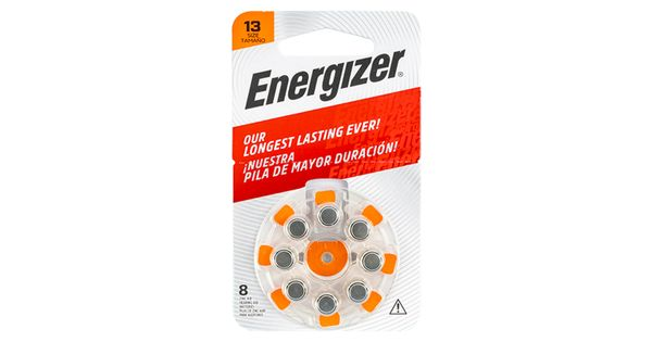 Hearing Aid Battery 13 Orange-8pack Zinc Air Energizer product image