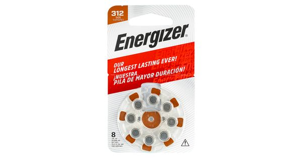 Hearing Aid Battery 312 Brown-8pack Zinc Airenergizer product image