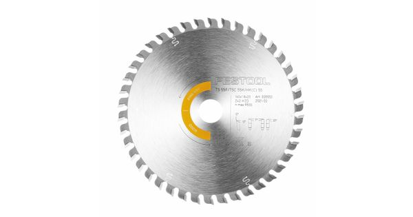 Festool Hw 160x1,8x20 Wd42 Wood Fine Cut Circular Saw Blade 160mm 42t product image