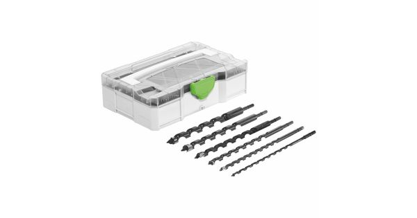 Festool SYS3 S 76-SB CE-6-SET Auger Bit Set 6 Piece in Systainer product image