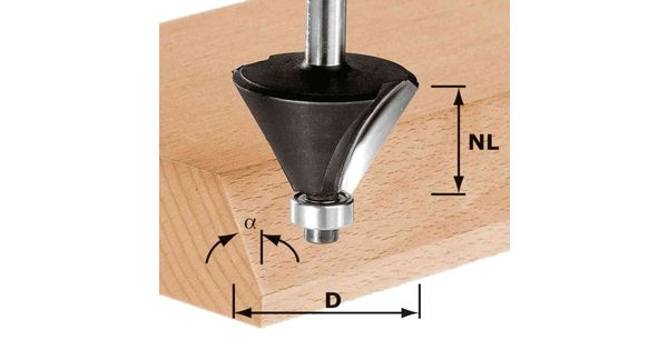 Cutter -chamfer Hw D36-45grad Kl product image