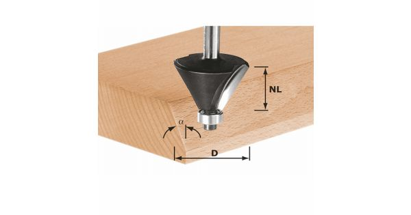 Festool HW S12 D44/30/30° Carbide Chamfer Cutter 44mm product image