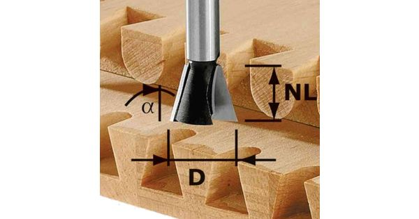 Dovetail Cutter Hw Vs600 D14,3x16x8 Z2 product image