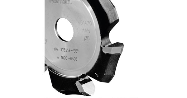 Festool HW 118x14-90°/Alu V-Groove Cutter for the Festool PF 1200 product image