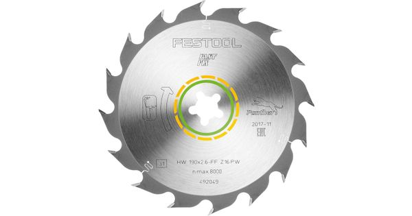 Saw Blade Hw 190x2,6 Ff Pw16 product image