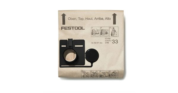 Festool FIS-CT 33/20 Filter Bags for CT 33 Dust Extractor 20 Piece product image