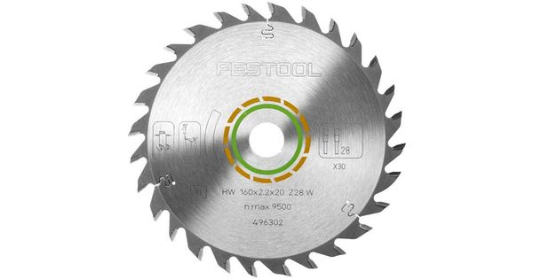 Saw Blade 160x2,2x20 W28 496302 product image