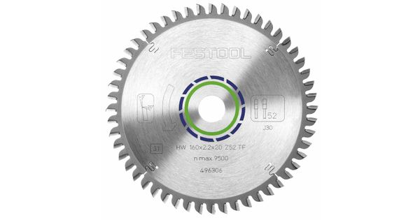 Festool HW 160x2,2x20 TF52 Aluminium and Plastics Saw Blade product image