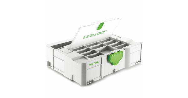 Festool SYS 1 TL-DF Systainer T-LOC with Transparent Lid Compartment product image