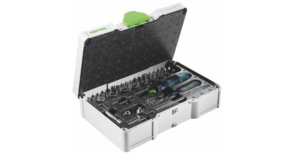 Festool SYS3 S 76-1/4'-CE RA Ratchet and Socket Set 37 Piece product image