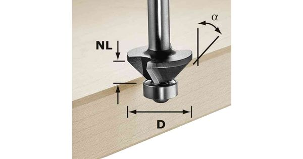 Chamfer Cutter S8 Hw 30° D25-kl Ofk product image