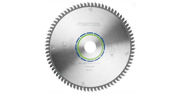Festool Saw Blade HW 230x2.5x30 TF76 Aluminium & Plastics for HK 85 product image