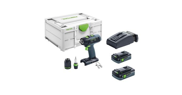 Festool T 18+3 HPC 4,0 I-Plus Cordless Drill in Systainer3 SYS3 product image