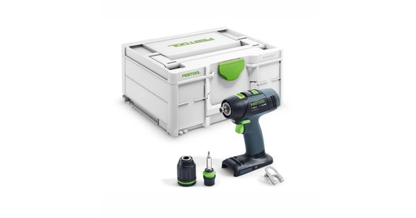Festool T 18+3-Basic Cordless Drill with ergonomic T-design product image