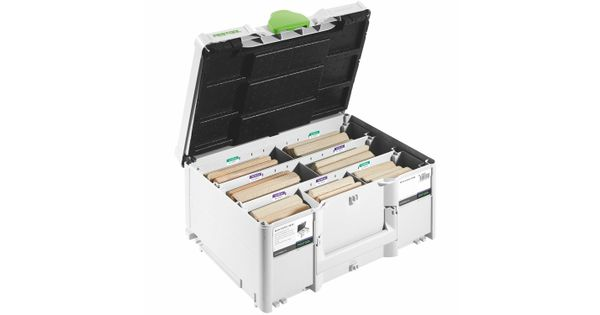 Festool DS/XL D12/D14 128 BU Beech DOMINO XL Assortment Set for DF 700 product image