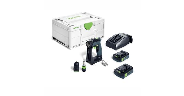 Festool CXS 18 C 3,0-Plus Cordless Drill with ergonomic C-shape design product image