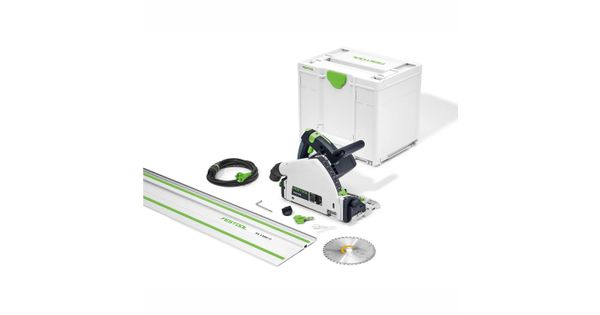 Festool TS 55 FEBQ-Plus-FS Plunge-Cut Saw (With FS 1400/2 Guide Rail) - Blue 100 Year Rail product image