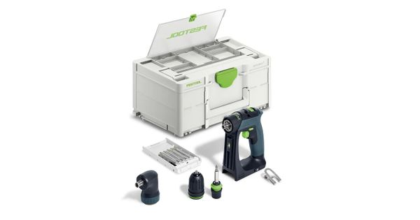 Festool CXS 18-Basic-Set Cordless Drill with ergonomic C-shape design product image