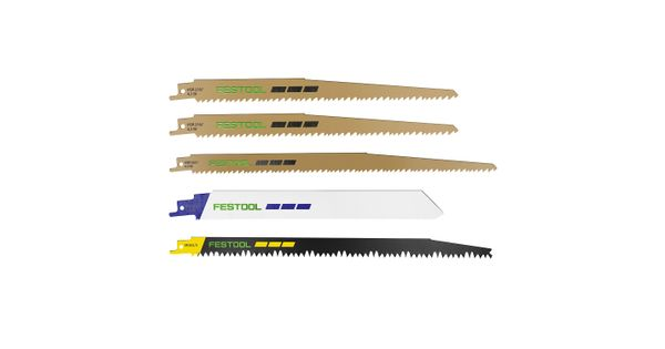 Festool RS-Sort/5 Sabre Saw Blade Set for RSC 18 5pc product image