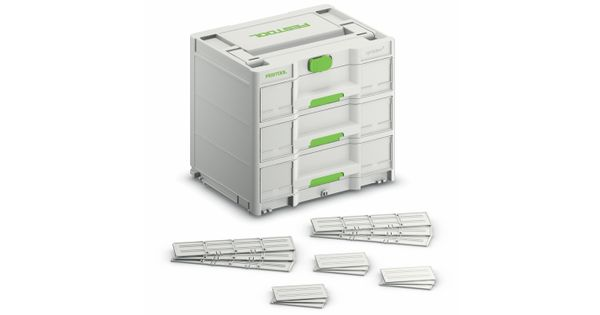 Festool SYS3-SORT/3 M 337 Sortainer³ Three-Drawer Storage System product image