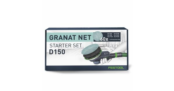 Festool D150 GR NET-Set Granat Net 150mm Abrasive Starter Set product image