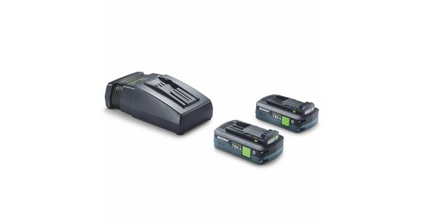 Festool 18V 2xTBX4/TCL6 Energy Set with 2 x 4.0Ah Tabless Batteries product image