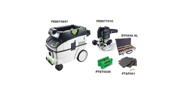 Festool OF 1010 Router and CTL 26 Dust Extraction Kit product image