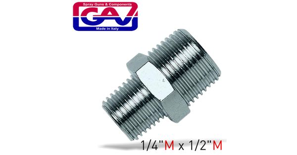 Taper Reducer Nipple 1/4 X 1/2 M/m product image