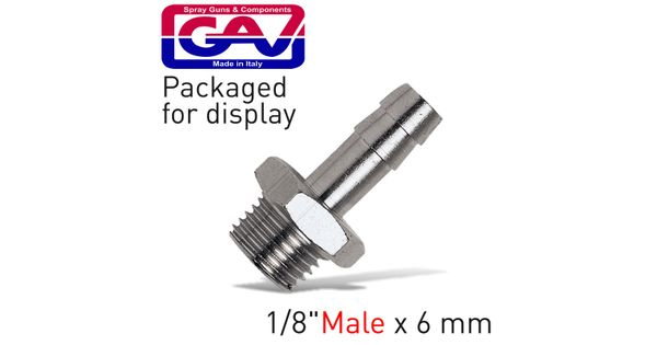 Hose Adaptor 1/8'm X 6mm 1cd product image