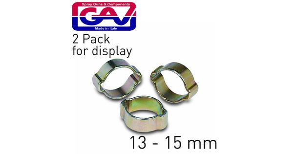 Hose Clamp Crimp Type 13-15mm 2pack product image