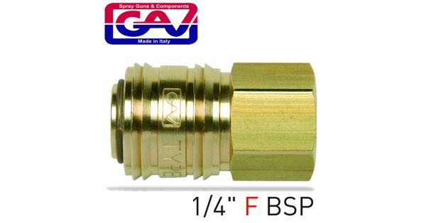 Brass Quick Coupler 1/4'f German product image