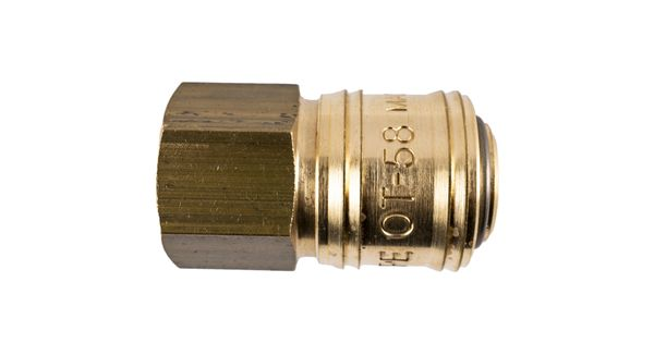 Brass Female Quick Coupler 3/8'f German product image