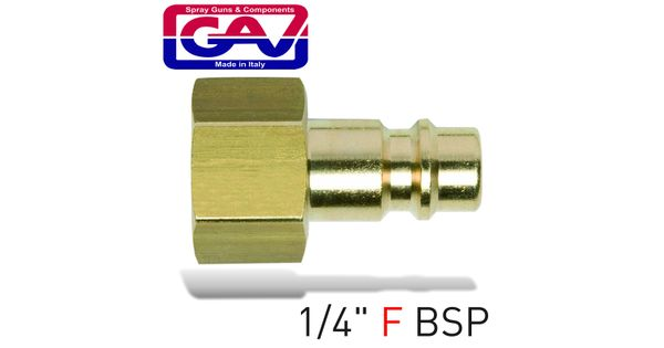 Brass Connector 1/4'f German product image