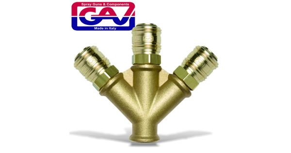 Brass Quick Coupler Three Way3-8f German product image