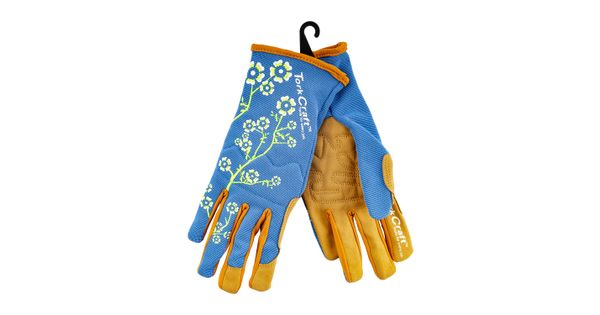 Ladies Slim Fit Small Garden Gloves Blue product image
