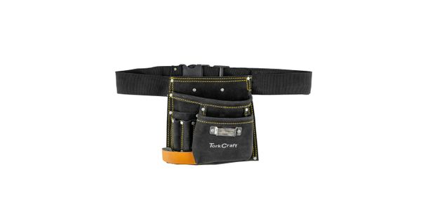 Small Prof Black.leather Tool Belt 5 Pocket product image