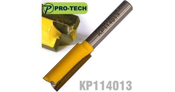 Straight Bit 3/8'(9.5mm) X 1'(25.4mm) Cut 2 Flute W/bottom Cut 1/4' Sh product image