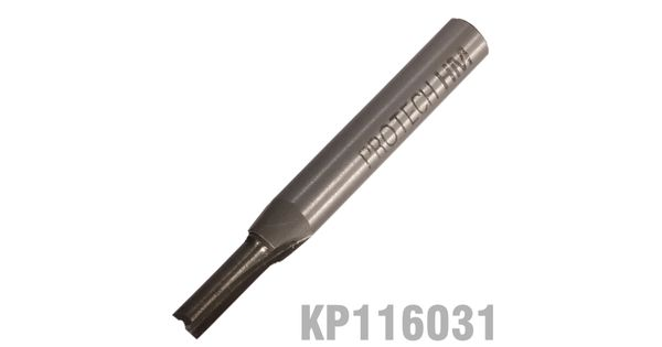 Straight Bit 5/32' (4mm) X 1/2' Cut Solid Carbide 2 Flute 1/4'shank product image