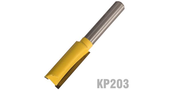 Straight Bit 3/8' (9.5mm) X 1'(25.4mm) Two Flute 1/4' Shank product image