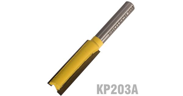 Straight Bit 3/8' (9.5mm) X 1 1/4'(32mm) Two Flute Long 1/4' Shank product image